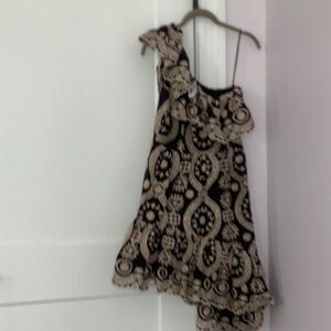 Black and Cream Patterned Dress by Loveshackfancy Brand New with tags